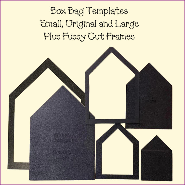 Box Bag Templates and Fussy Cut Frames