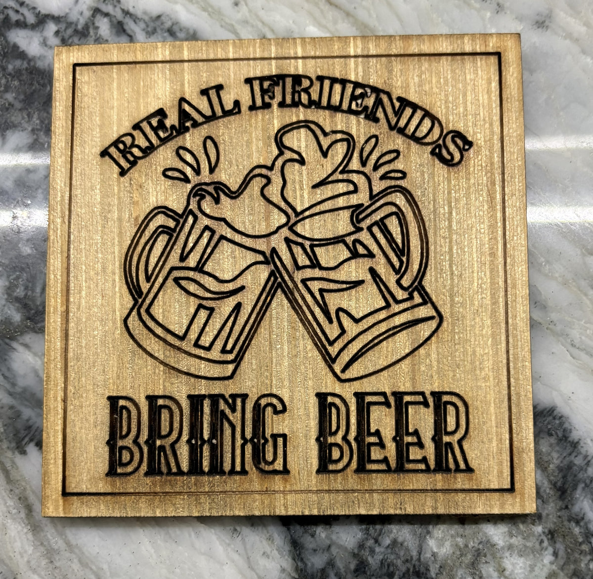 Laser Engraved Coasters