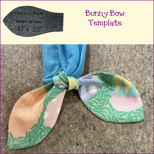 Easter Bunny Bow Template