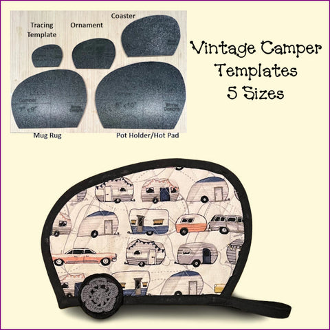 Vintage Camper Templates