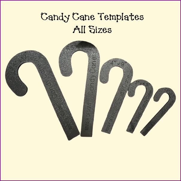 Christmas Candy Cane Templates