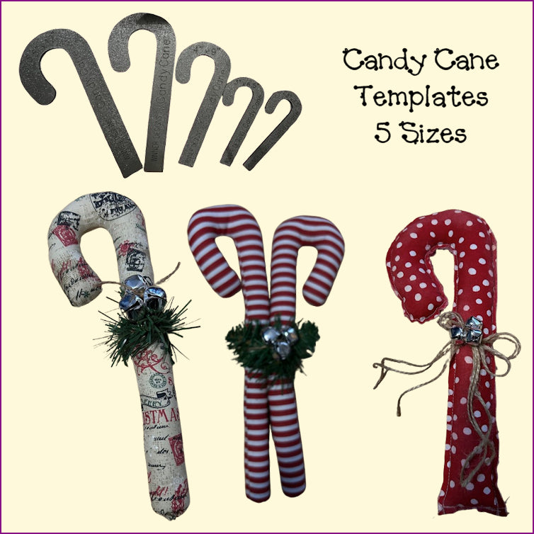 Christmas Candy Cane Templates