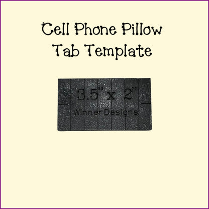 Cell Phone Pillow Stand Template