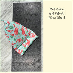 Cell Phone Pillow Stand Template