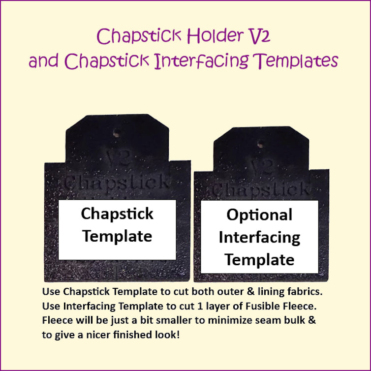 Chapstick Lipstick Lip Balm Holder Template V2
