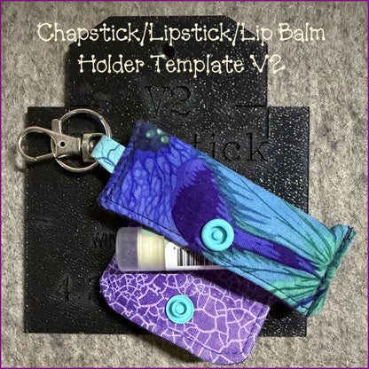 Chapstick Lipstick Lip Balm Holder Template V2