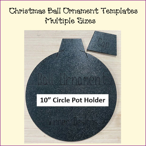 Christmas Ball Ornament Templates