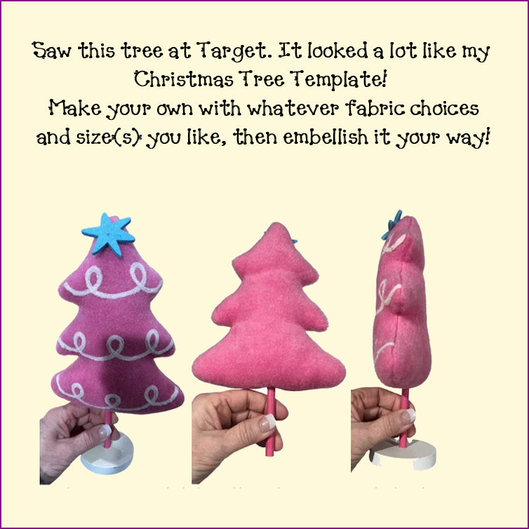 Christmas Tree Full & Half Templates