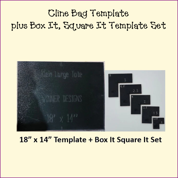 Cline (Klein) Large Tote Template