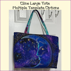 Cline (Klein) Large Tote Template