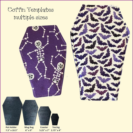 Halloween Coffin Templates