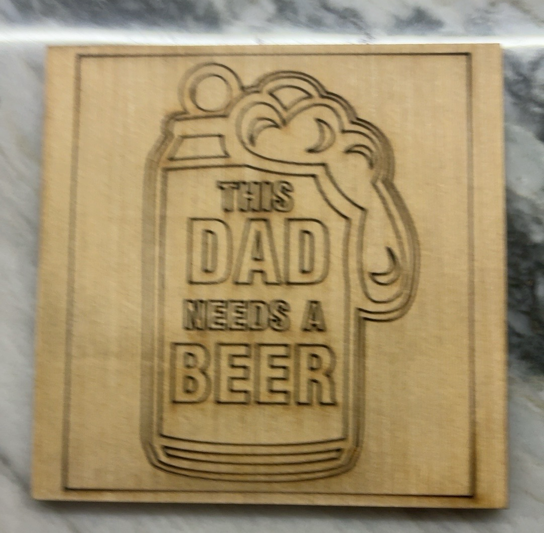 Laser Engraved Coasters