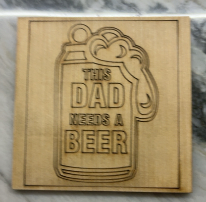 Laser Engraved Coasters