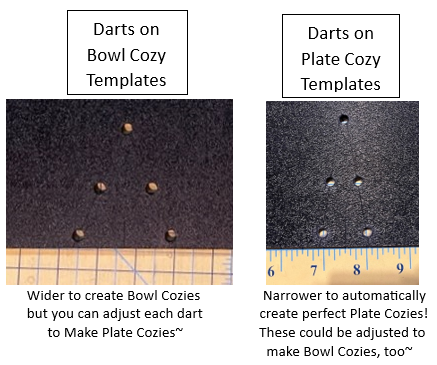 Microwave Plate Cozy Templates