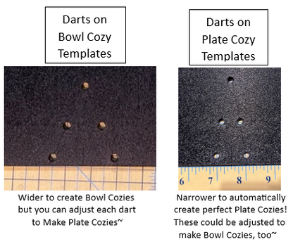 Microwave Plate Cozy Templates
