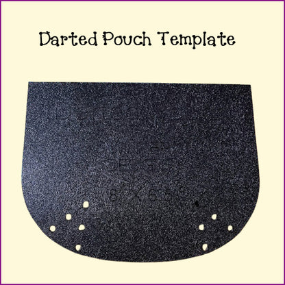 Darted Pouch Template