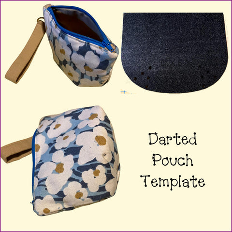 Darted Pouch Template