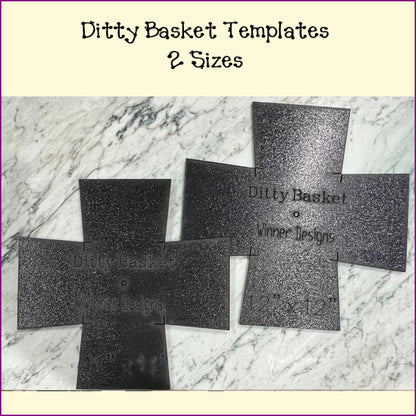 Ditty Basket Templates - Multiple Sizes