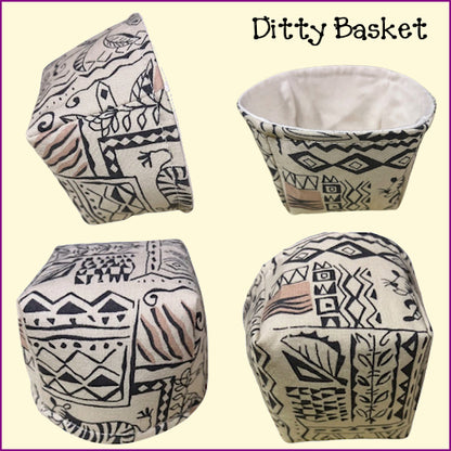 Ditty Basket Templates - Multiple Sizes