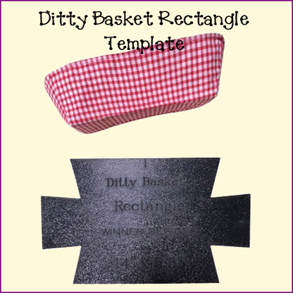Ditty Basket Templates - Multiple Sizes