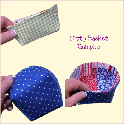Ditty Basket Templates - Multiple Sizes