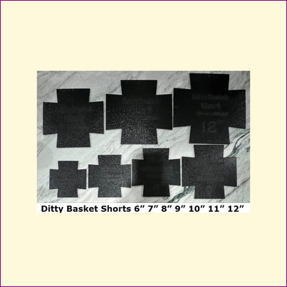 Ditty Basket Templates - Multiple Sizes
