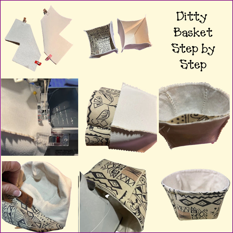 Ditty Basket Templates - Multiple Sizes