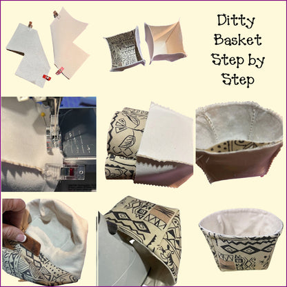 Ditty Basket Templates - Multiple Sizes