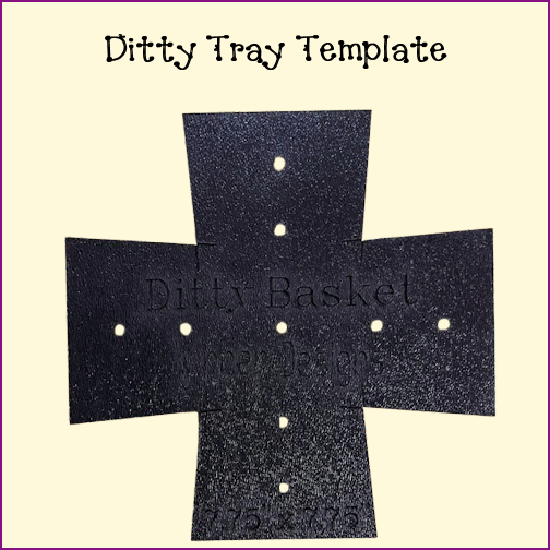 Ditty Basket Templates - Multiple Sizes