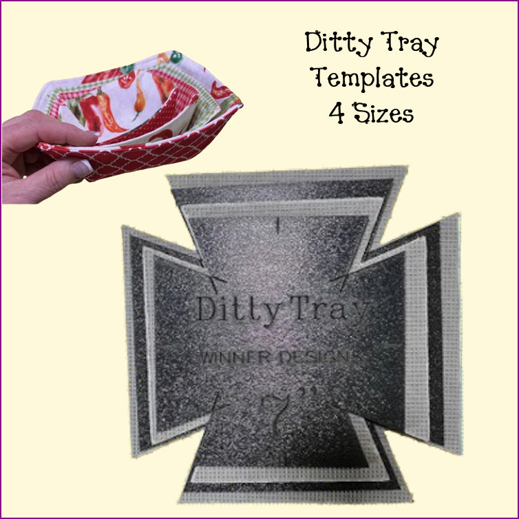 Ditty Basket Templates - Multiple Sizes