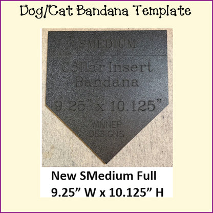Dog Cat Bandanas - NEW Size! - Traditional Collar Insert Style