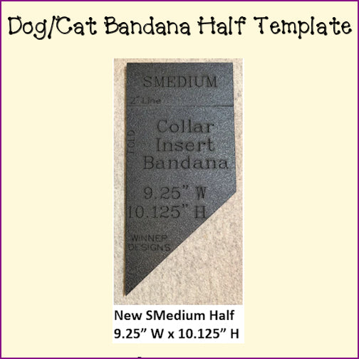 Dog Cat Bandanas - NEW Size! - Traditional Collar Insert Style