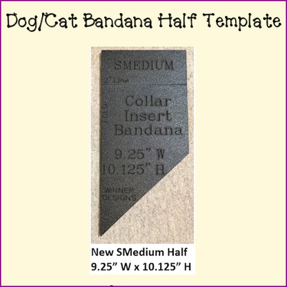 Dog Cat Bandanas - NEW Size! - Traditional Collar Insert Style