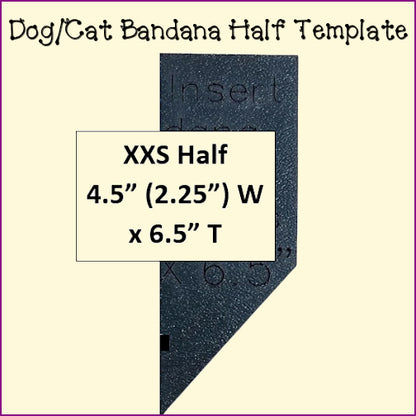 Dog Cat Bandanas - Traditional Collar Insert Style