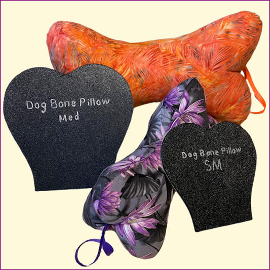 Dog Bone Templates XS, Sm, Med - Toy, Neck Pillows
