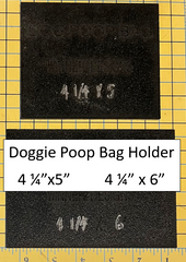 Doggie Poop Bag Holder Template Set