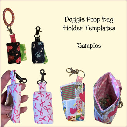 Doggie Poop Bag Holder Template Sets - New Size!