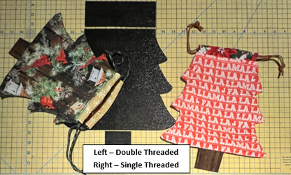 Christmas Tree Drawstring Bag Templates