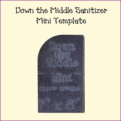 Down the Middle -2 sizes: Pencil Case or Travel Hand Sanitizer Case