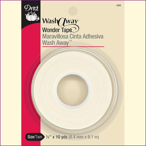 Dritz Wash Away Wonder Tape 1/4" x 10 yards