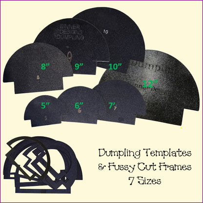 Dumpling Templates, (7 sizes!) Fussy Cuts, Gussets/Inserts, Bundles