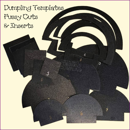 Dumpling Templates, (7 sizes!) Fussy Cuts, Gussets/Inserts, Bundles