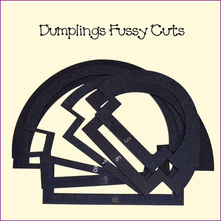 Dumpling Templates, (7 sizes!) Fussy Cuts, Gussets/Inserts, Bundles