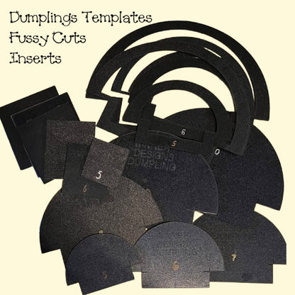 Dumpling Templates, (7 sizes!) Fussy Cuts, Gussets/Inserts, Bundles
