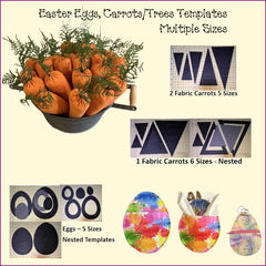 Easter Eggs, Carrots/Trees