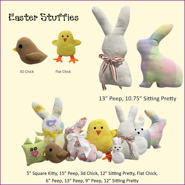 Easter Stuffies - Bunnies, Peeps, Chicks