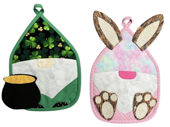 Gnome Pot Holder, Mug Rug, Coaster