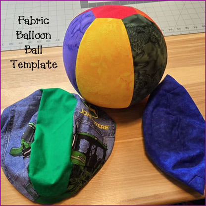 Fabric Balloon Ball + Hexi Template Set