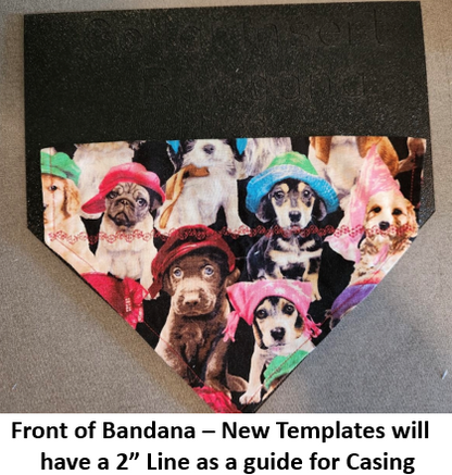 Dog Cat Bandanas - NEW Size! - Traditional Collar Insert Style