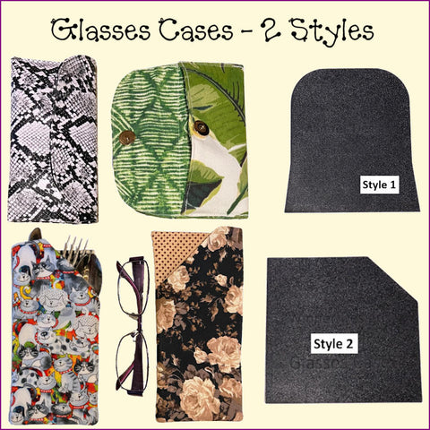 Glasses Case Templates - 2 Styles